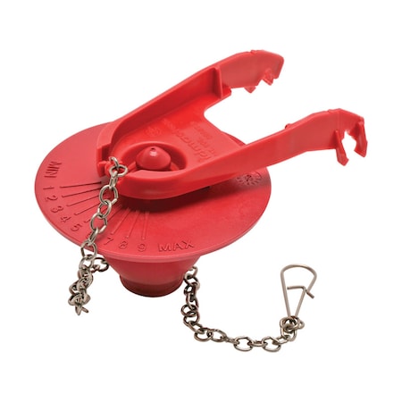 Fluidmaster Fluidmaster PerforMAX Toilet Flapper Red Microban 502P21